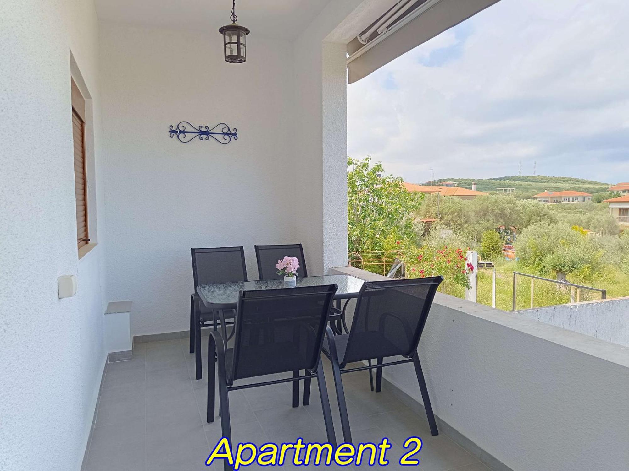 Keti's Apartments Nea Moudania Bagian luar foto